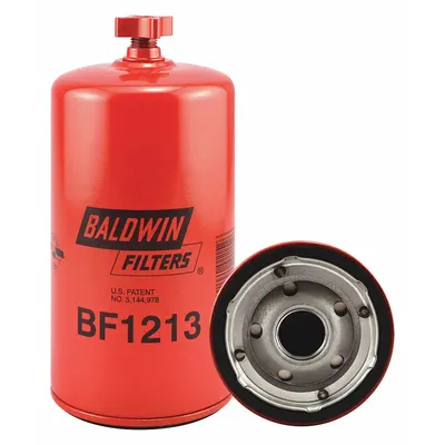 BALDWIN FILTERS Fuel Filter: Spin-On, 3 11/16 in Outside Dia, 1-12 Thread Size, Diesel Fuel - Spin-On Fuel Filters