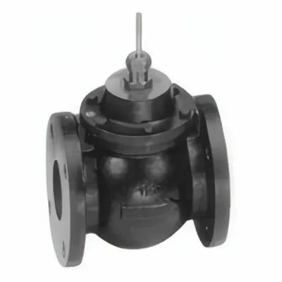 JOHNSON CONTROLS Hydronic Globe Valve: 2-Way, 150 CV Flow, 4 in Flanged, Cast Iron Body - 2-Way Flanged Connection Globe Valves