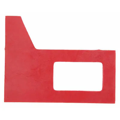 TENNANT Squeegee Gasket 4021294: Rubber, 3 3/8 in L, 2 5/8 in W - Replacement Squeegee Blades for Floor Cleaning Machines