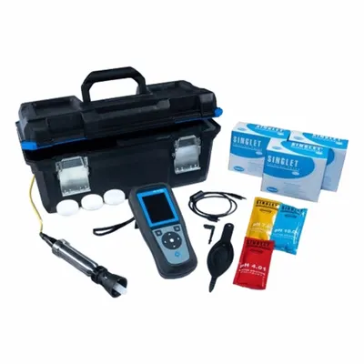 HACH Dissolved Oxygen Meter: Dissolved Oxygen, 200% DO Concentration - Max, 0.1 - Handheld Dissolved Oxygen Meters