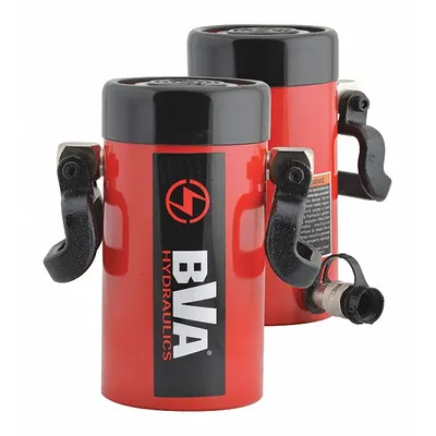 BVA HYDRAULICS Hydraulic Ram: Single Acting, 75 ton Nominal Capacity, 6 in Nominal Stroke Lg - General Purpose Rams