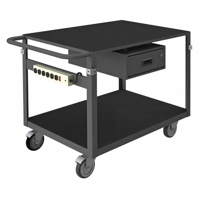 OEM APPROVED VENDOR Instrument Cart with Flush Metal Shelves - Instrument Carts with Flush Metal Shelves
