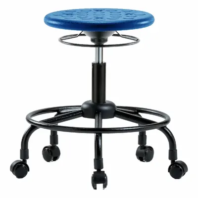 OEM Stool: Polyurethane, Ht Range 20 in to 25 in, 13 in Seat Wd, 13 in Seat Dp - Polyurethane Lab Stools