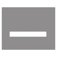 Placard: 4 in Character Ht, White, Plastic, 2 PK (MPN G115064)
