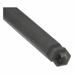 Ball end hex screwdriver with 5.0 mm tip size and 8 3/4 in overall length. Long-length alloy steel shaft allows angled access to hex socket screws in confined spaces. Suitable for assembly, maintenance, and repair tasks.