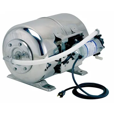 SHURFLO Booster Pump System: 115V AC, 1/3 hp Horsepower, 1/2 in Barbed - Beverage Water Booster Pump Systems