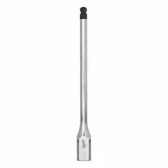 This hex bit socket features a 1/4 in hex tip and a fixed insert design. With an overall length of 6 in, it is suited for driving hex-head fasteners in assembly, maintenance, and repair tasks using power tools or ratchets.