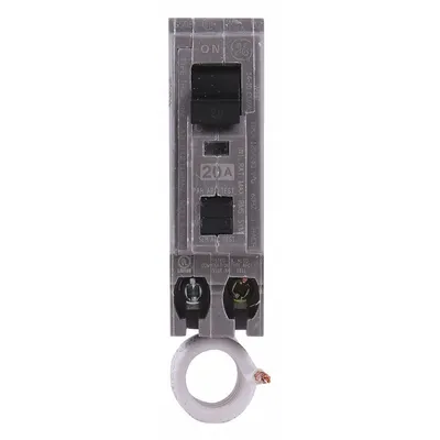 GE Miniature Circuit Breaker: THHQL, 15 A, 120/240V AC, Single Phase, 22kA at 120/240V AC - THQP, THQL & THHQL Series, Plug-In GE Miniature Circuit Breakers