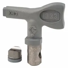 This GRACO airless spray gun tip features a 0.033 in orifice size and is designed for use with XHF series spray guns. It serves as a direct replacement tip for model XHD001, enabling precise coating application in industrial finishing and maintenance tasks.