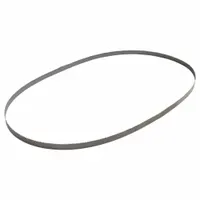 Type 18 thin-metal blade for standard-depth portable band saws (32-7/8" to 35-3/8"). Blade width 1/2 in, thickness 0.02 in. Suitable for cutting copper and iron in fabrication, maintenance, and metalworking tasks