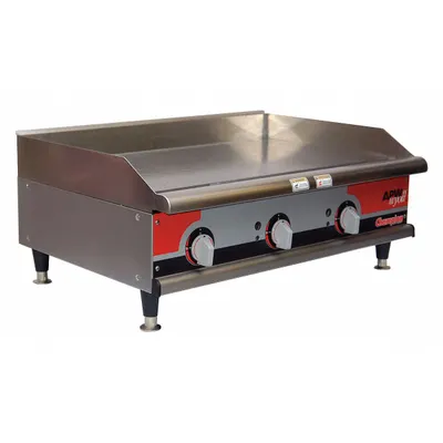 APW WYOTT GGM-36S Manual Gas Countertop Griddle - Countertop Griddles