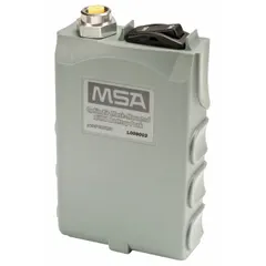 Rechargeable nickel-metal hydride battery pack for MSA powered air-purifying respirators (PAPRs). Provides power for respiratory protection in industrial environments. Type: Rechargeable, Nickel-Metal Hydride, Battery Pack.