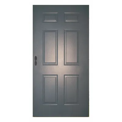 CECO Six Panel Security Door: No Window, 90 min Fire Rating, 80 in Door Opening Ht - Security Doors
