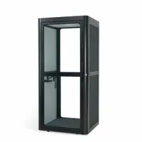 FLEXISPOT Workspace Pod: Quick Install Solo Pro, 1 Seating Positions, Black, Aluminum, 35 in (MPN EP1FB-KIT)