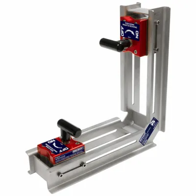 MAG-MATE Magnetic Welding Angle: 90° - Switchable Adjustable-Position 90-Degree Welding Magnets