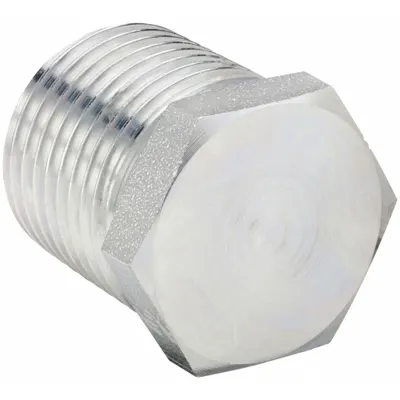 PARKER Plug: Plug, Steel, 1/8 in, BSPT Threaded - Hydraulic Threaded Extreme-Pressure Pipe Fittings