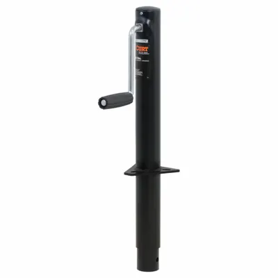 CURT 28204 Sidewind A-Frame Trailer Jack, 2000 lb Capacity, 24-1/4 in Lift - Trailer Jacks without Wheels