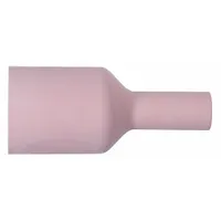 Alumina, No. 6, Long variant. Provides stable gas coverage and protects the electrode during TIG welding. Suitable for applications requiring large-diameter gas lens nozzles