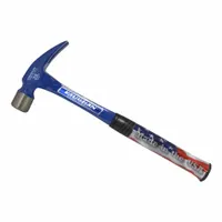 Claw Hammer: Steel, Textured Grip, Steel Handle, 28 oz Head Wt, 16 in Overall Lg, 1 1/4 in Face Dia (MPN R606M)