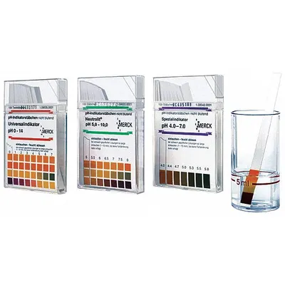 EMD High Precision pH Strips, 2.5-4.5 pH, 0.3 Resolution, 100 Tests
