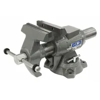 WILTON Combination Vise: Std Duty, Enclosed, 5 1/2 in Jaw Face Wd, 5 in Max Jaw Opening, Serrated (MPN 550P)