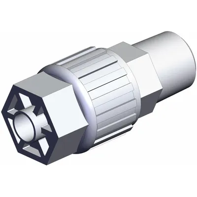 SMC LQ3H2B-MN PFA Compression Tube Fitting, 1/4 in NPT x 1/4 in OD - PFA Compression Tube Fittings