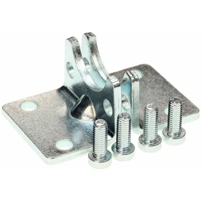 SMC Foot Bracket: Foot, Fits 63 mm Bore Dia, 80 mm Overall Lg, Steel, M8 Thread Size - Foot Mounting Hardware