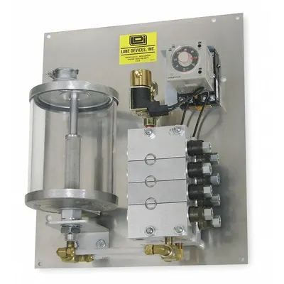 LDI INDUSTRIES Grease-Dispensing Machine-Mount Lubrication System - Grease-Dispensing Machine-Mount Lubrication Systems