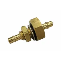 Barbed Fitting Adapter: Barbed, 2 in ID x 5/32 in ID Fitting Size, Stainless Steel (MPN 1/4BK3-1/2-316SS)