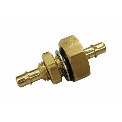 MEM-CO Barbed Fitting Adapter: Barbed, 2 in ID x 5/32 in ID Fitting Size - Stainless Steel Barbed Tube Fittings