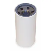 Fiberglass hydraulic canister filter element for removing contaminants from hydraulic fluid. Used in hydraulic systems for industrial machinery, mobile equipment, and power units