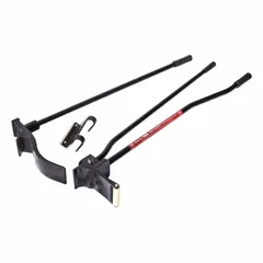 This tire changing system is designed for mounting and demounting steel truck tires. Constructed from steel with an overall length of 40 1/2 inches, it is suited for heavy-duty tire service in fleet maintenance and vehicle repair facilities.
