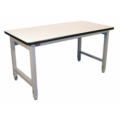 PRO-LINE Workbench: Adj Ht, Laminate, 72 in x 36 in, 5,000 lb Overall Load Capacity - Heavy-Duty Open-Base Workstations