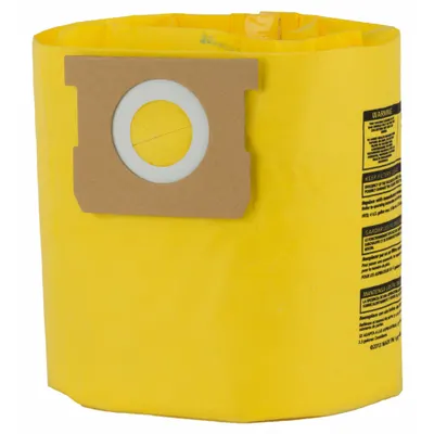 SHOP-VAC 9196433 2-Ply Paper Dry Vacuum Bag - Shop Vacuum Bags