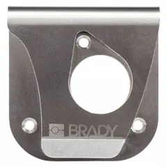 Hook mount accessory for M511 series printers. Includes three attachment screws for installation. Allows secure attachment to a hook or similar structure for space-saving or hands-free operation in industrial labeling and identification applications.