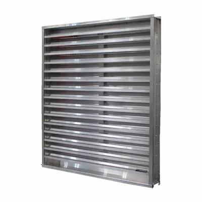 S&P AIR CONTROL Wind Driven louver: Hat Channel, Flush Mount, 23 1/2 in H, 23 1/2 in W - Wind Driven Rain Louvers