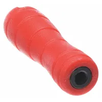 File Handle: Contoured, Plastic, Screw-On, 3 3/4 in Overall Lg, For 4 in_6 in File Lg (MPN T21502)