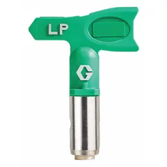 Airless spray gun tip with 0.017 in orifice for applying paints and coatings. Includes OneSeal tip seal. Compatible with RAC X HandTite Tip Guard and model 246215. Yellow color.