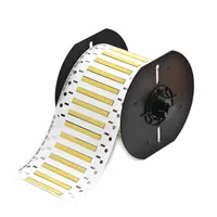 Sleeve Label: 3/32 in x 2 in, Polyolefin, White (Matte), For 20 AWG to 28 AWG Wire Gauge (MPN B33-94-2-342)
