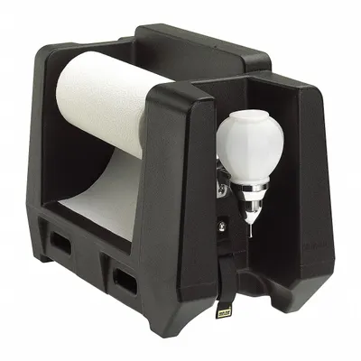 CAMBRO Paper Towel Holder, Black Plastic, 14-5/8 in H x 11 in W - Paper Towel & Soap Dispenser Parts