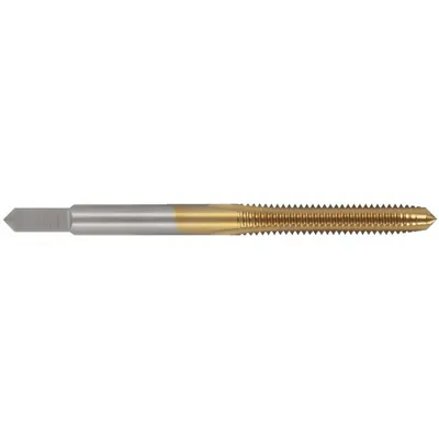 CHICAGO-LATROBE Straight Flute Tap: #10-32 UNF, H3/2B, 3 Flute, Plug Chamfer - General Purpose Hand Taps