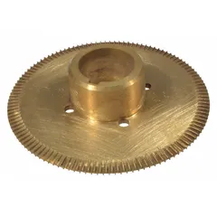 Bronze impeller designed for use with 4JPF6 turbine pumps. Suitable for water circulation and fluid transfer applications in industrial settings.
