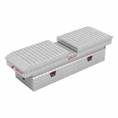 WEATHER GUARD Gull Wing Lid Crossover Box, 72 in, Silver, 124-0-04 - Gull Wing Lid Crossover Boxes