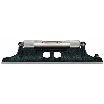 STARRETT Machinists Level: Cast Iron, 12 in Lg, 1 Level Vials, 1 Plumb Vials - Machinist Levels