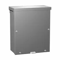 HAMMOND Junction Box: Galvanized Steel, 30 in x 24 in x 10 in, 3R, Solid Cover, Screw On, Included (MPN C3R302410SC)