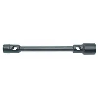 KEN-TOOL Double-End Truck Wrench: 2 Wrench Heads, 1 in with 5/8 in Square Socket Size, SAE, Std (MPN TR2A)