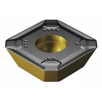 Square (S) indexable milling insert for roughing operations in face and shoulder milling. Designed for steel, stainless steel, and cast iron workpieces. Features PH geometry and 4220 grade coating for high material removal rates and chip control