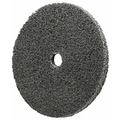 SCOTCH-BRITE XL-UW Unitized Wheel: 3 in Dia x 3/4 in W - Final Finishing Wheels for Stainless Steel & Nickel Alloys