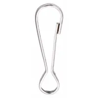 This light duty spring snap features a solid steel gate with a 5/32 in opening and 1 3/8 in overall length. Suitable for non-lifting tethering or attachment tasks such as securing ropes, chains, or straps