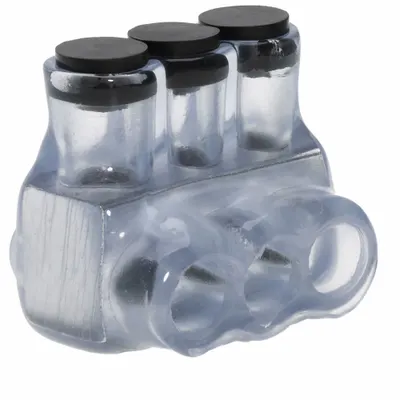 POLARIS Multitap Connector: 3 Port, Single-Sided Entry, 14 AWG – 4 AWG Wire Size - Dry-Location Single-Sided Entry Multitap Connectors